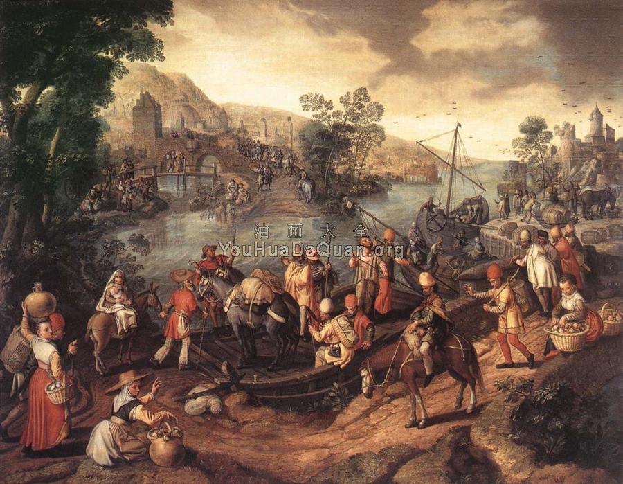 The Flight into Egypt - 约阿希姆·布克莱尔